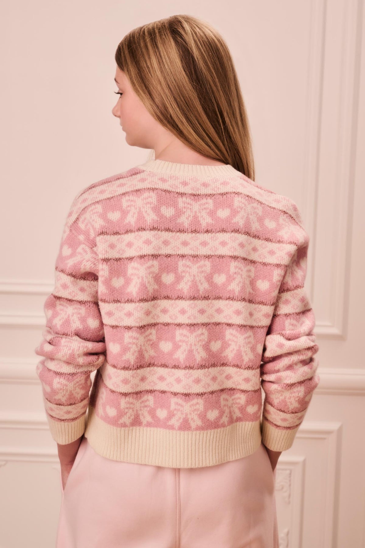 Tween Fair Isle Opalette Sweater