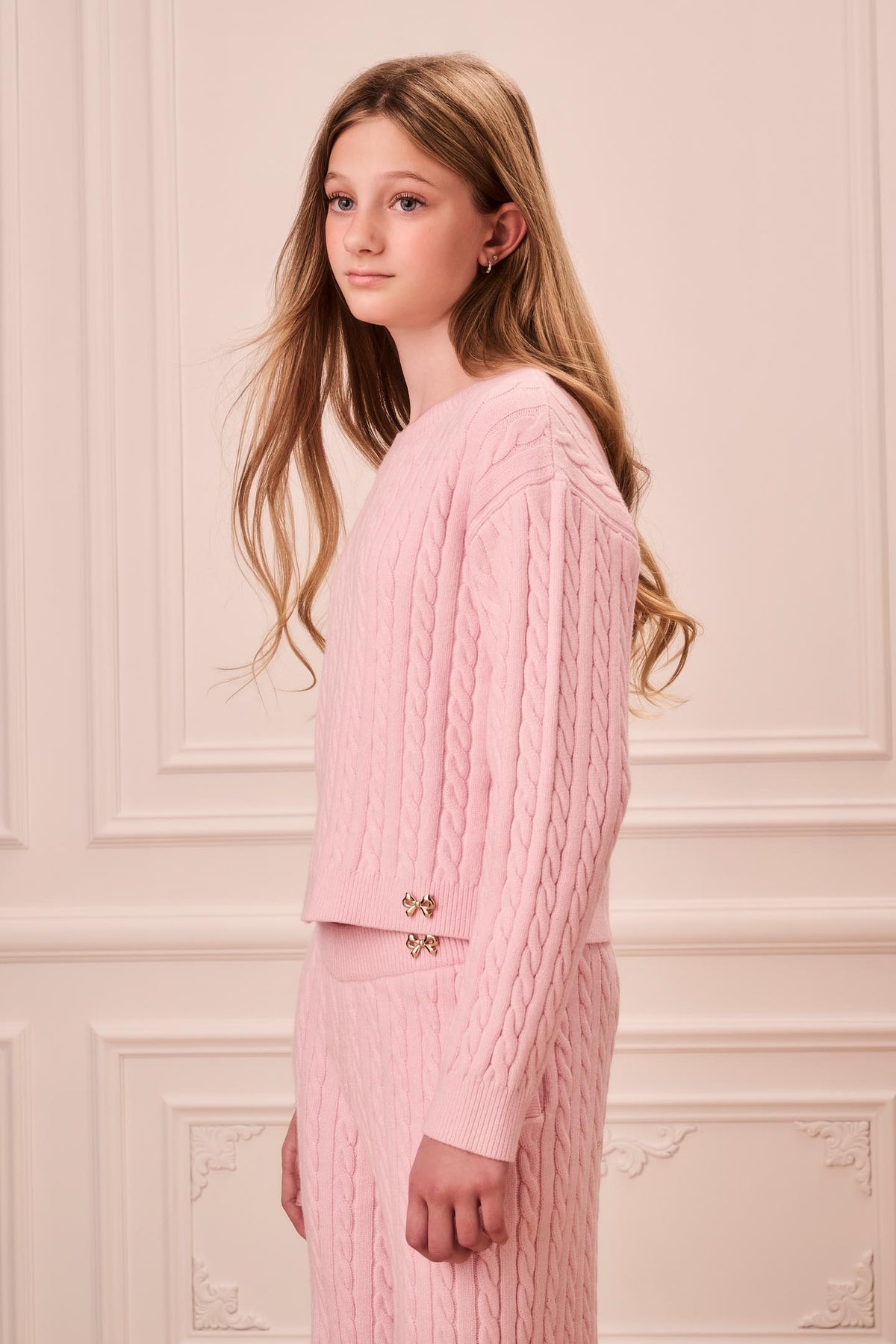 Tween Cable Knit Sallie Sweater