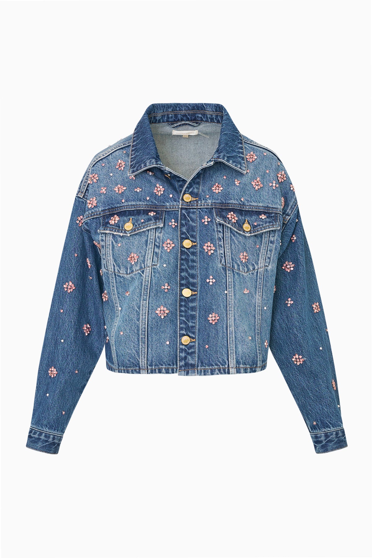 Amana Bejeweled Denim Jacket