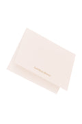 Card and envelope set envelope, blush with LOVE SHACK FANCY text
