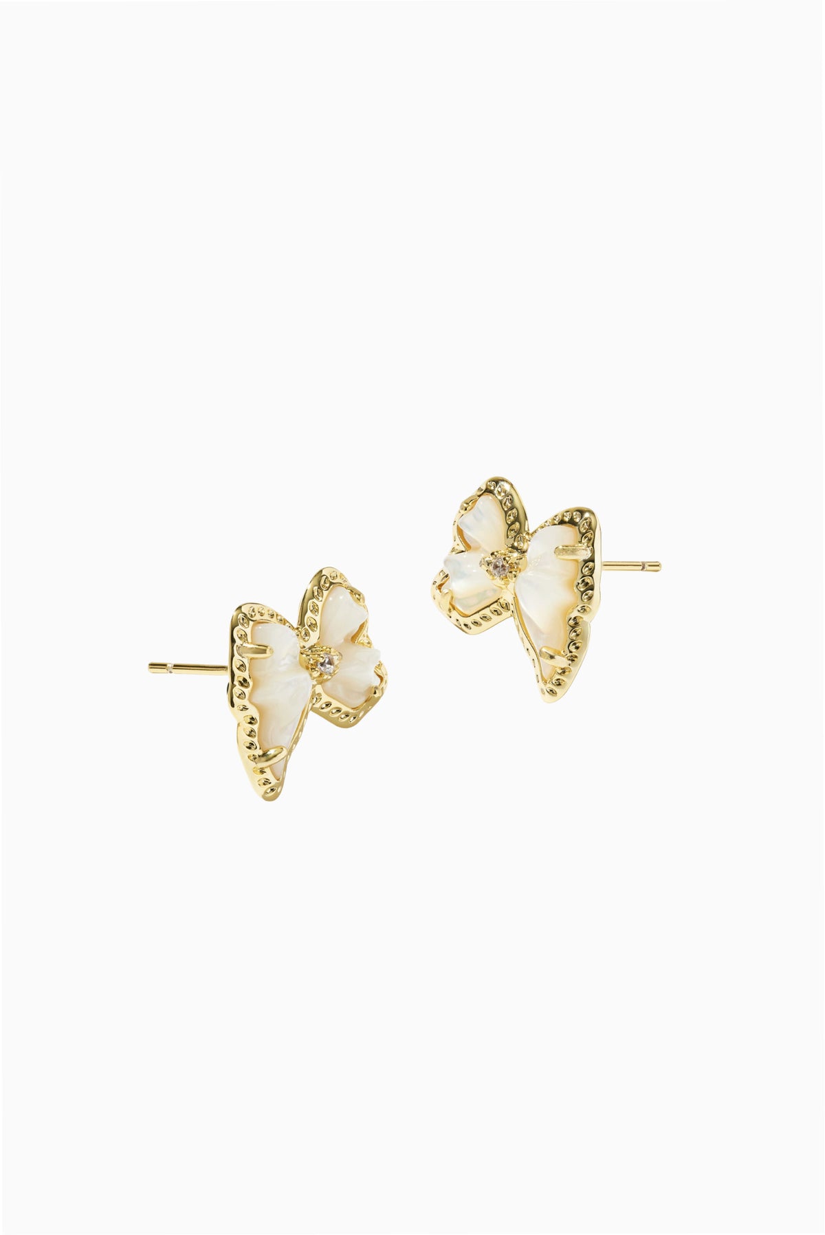 Kendra Scott x LoveShackFancy Crystal Bow Stud Earrings