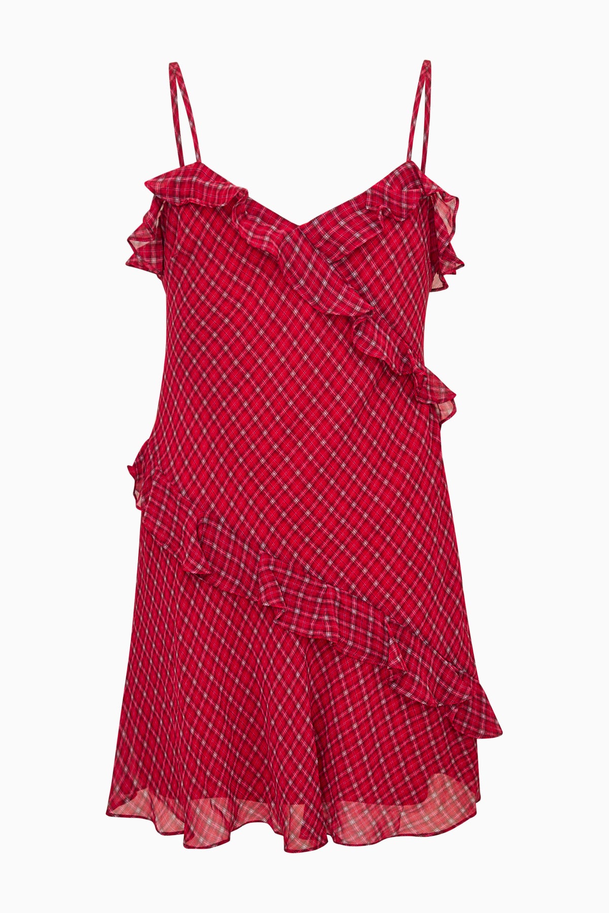 Tween Lomina Tartan Chiffon Dress