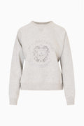 LSF University sweatshirt, light heather gray with front crest logo
