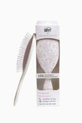 Detangling hair brush with pink floral pattern and bristles, Wet x LoveShackFancy
