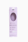 Wet x LoveShackFancy Original Detangler back of box with purple brush graphic