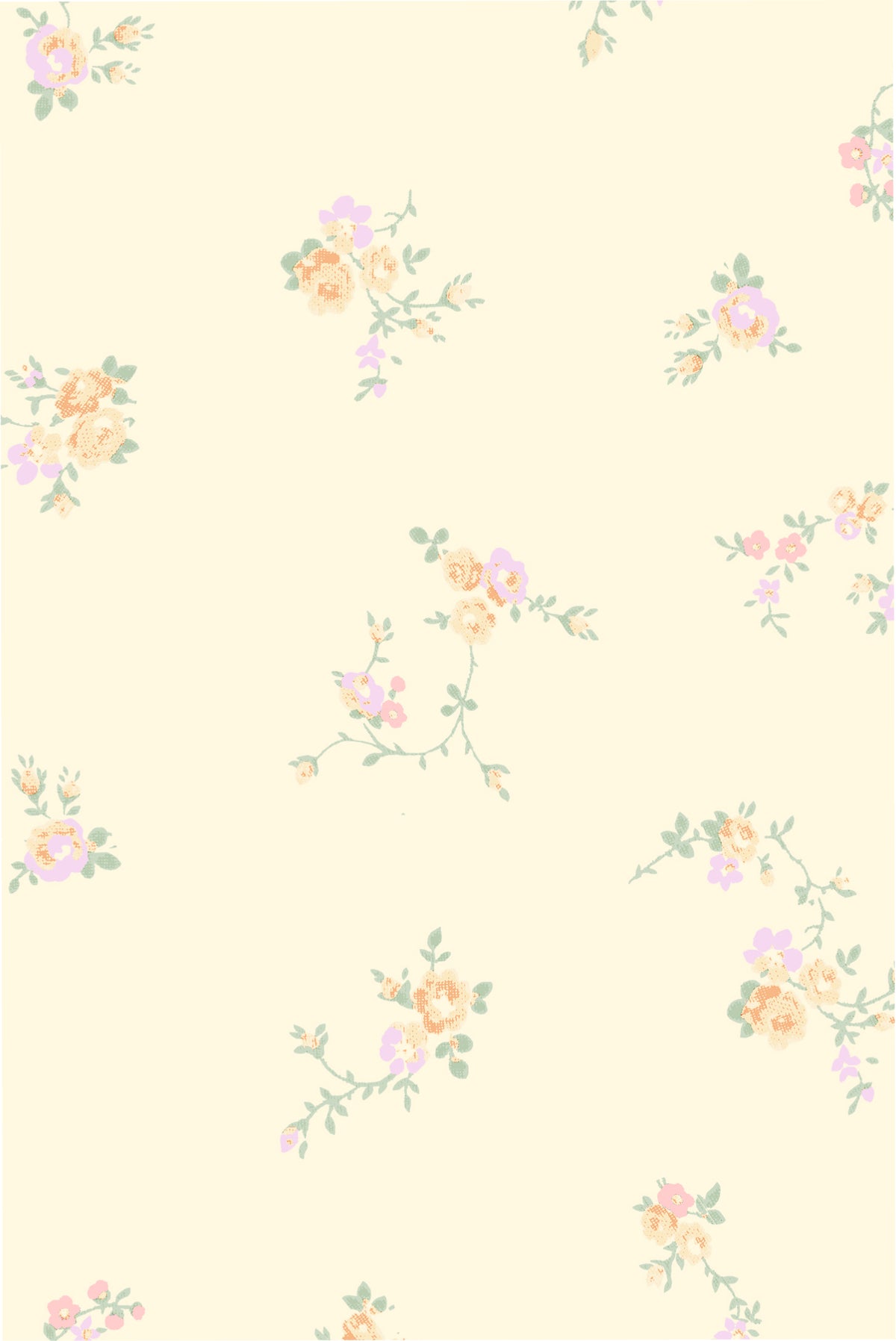 Floral wrap pattern in Lemon Haze for Stanley All Day slim bottle