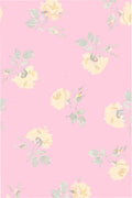 Pink Polaroid Rose bottle pattern with small floral and animal print