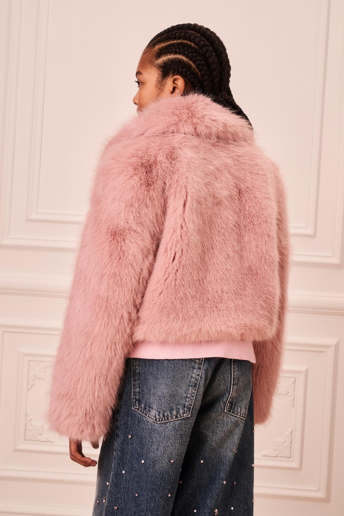 Tween Stroma Faux Fur Jacket