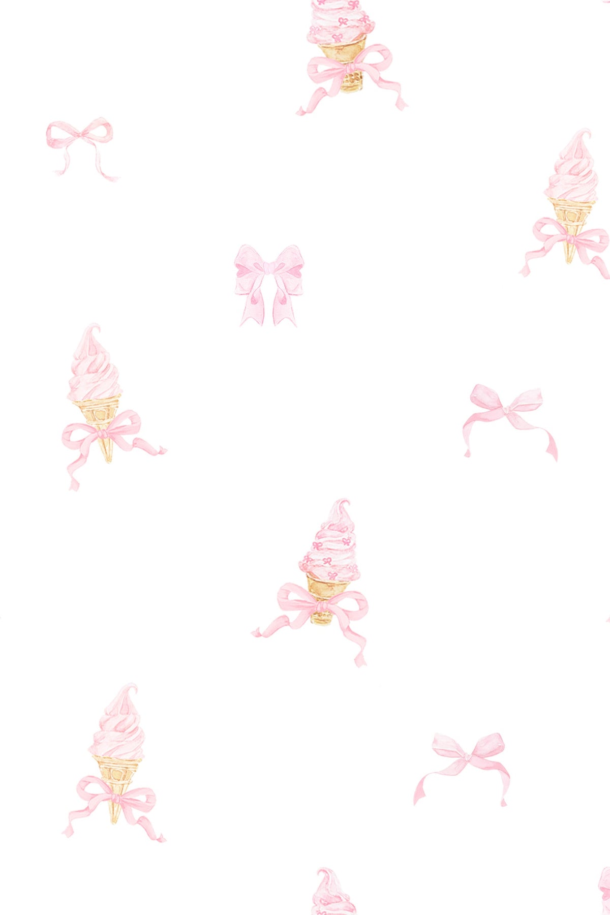 Pink bow print fabric detail for mini slip dress