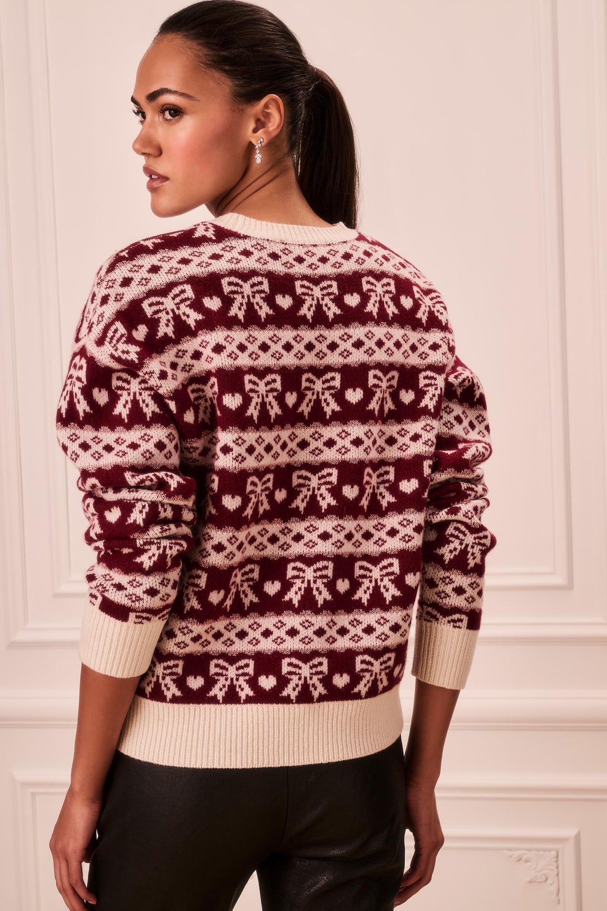 Opalette Wool Fair Isle Sweater