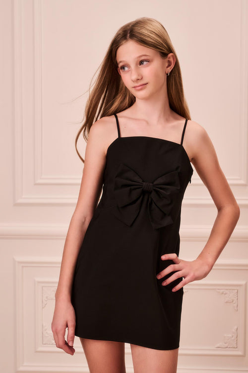 Tween Taffeta Bow Sorellaina Dress