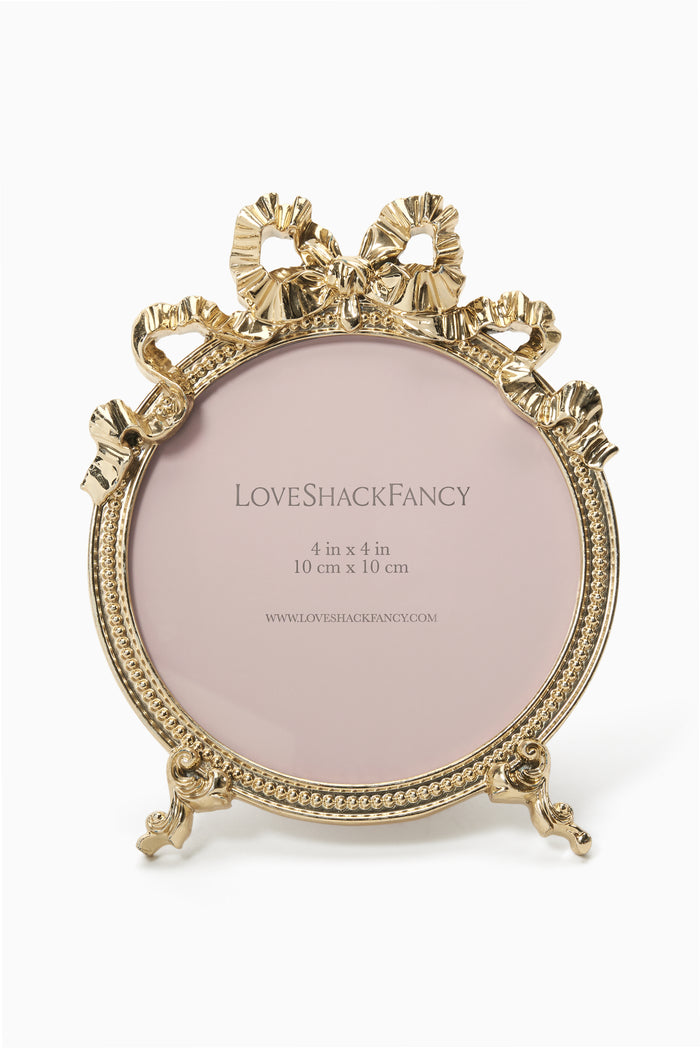 Gilded Heirloom Round Picture Frame
