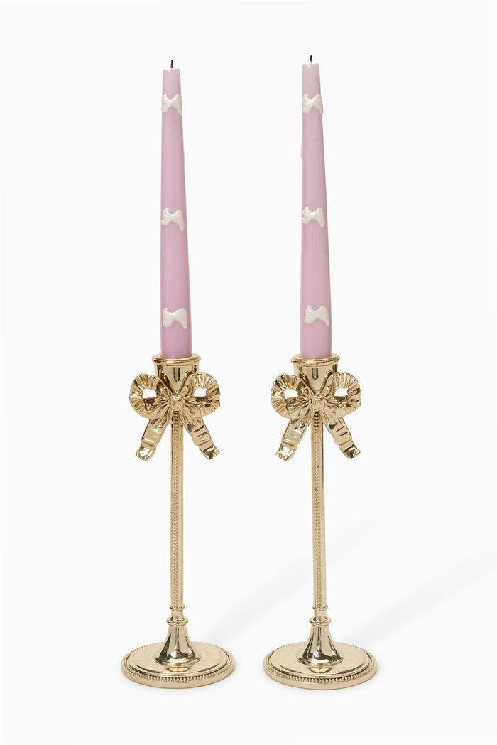 Gilded Heirloom  Candlestick Holder Set of 2