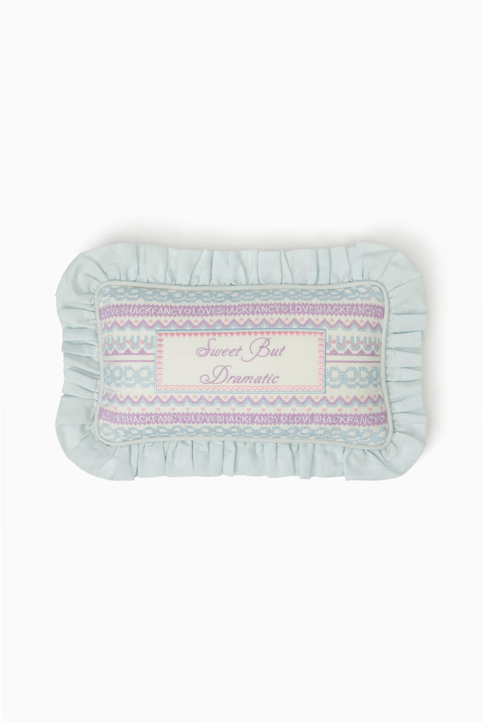 Sweet But Dramatic Needlepoint Decorative Pillow