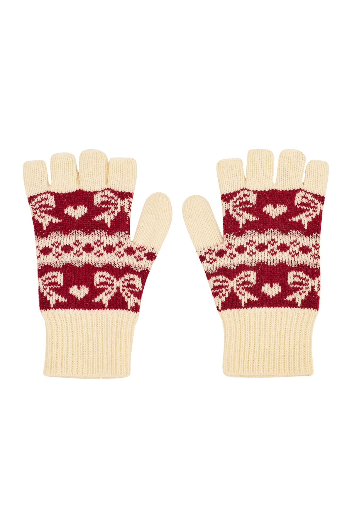 Emeri Fair Isle Fingerless Gloves