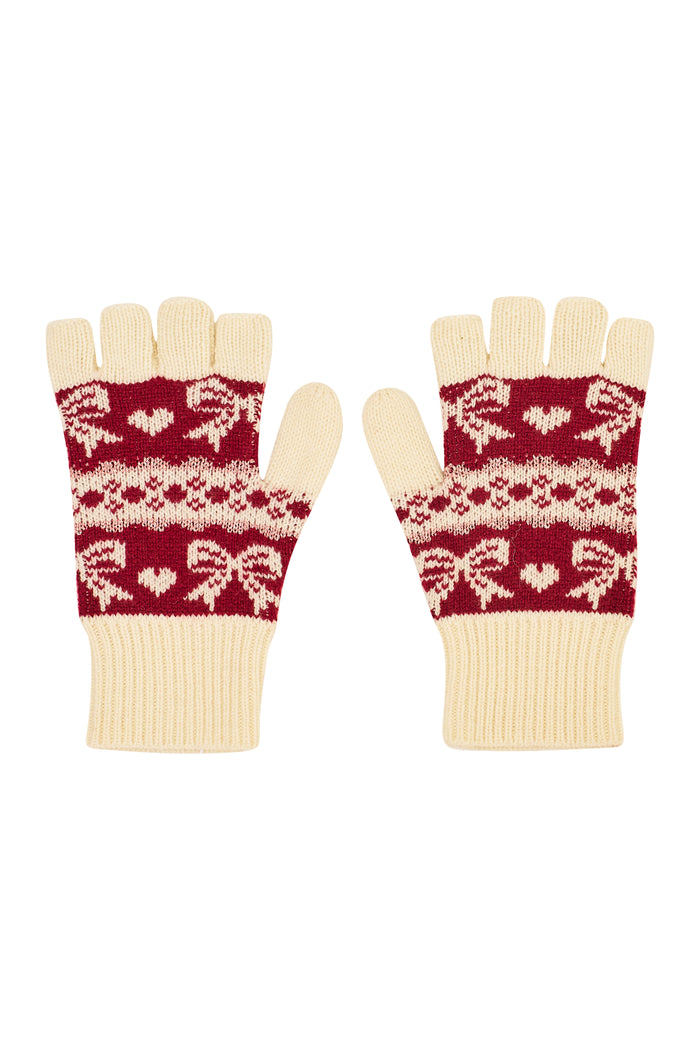 Emeri Fair Isle Fingerless Gloves