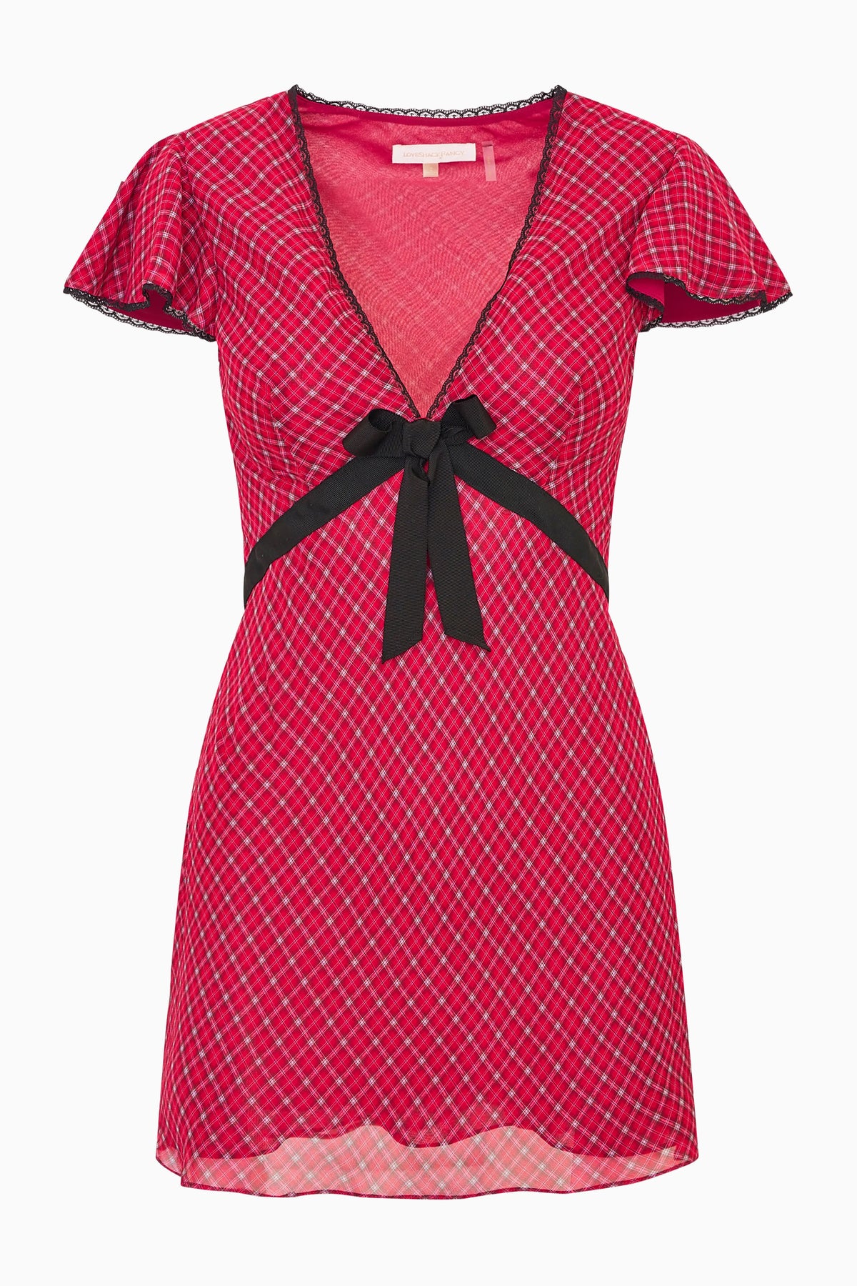 Klielle Tartan Mini Dress