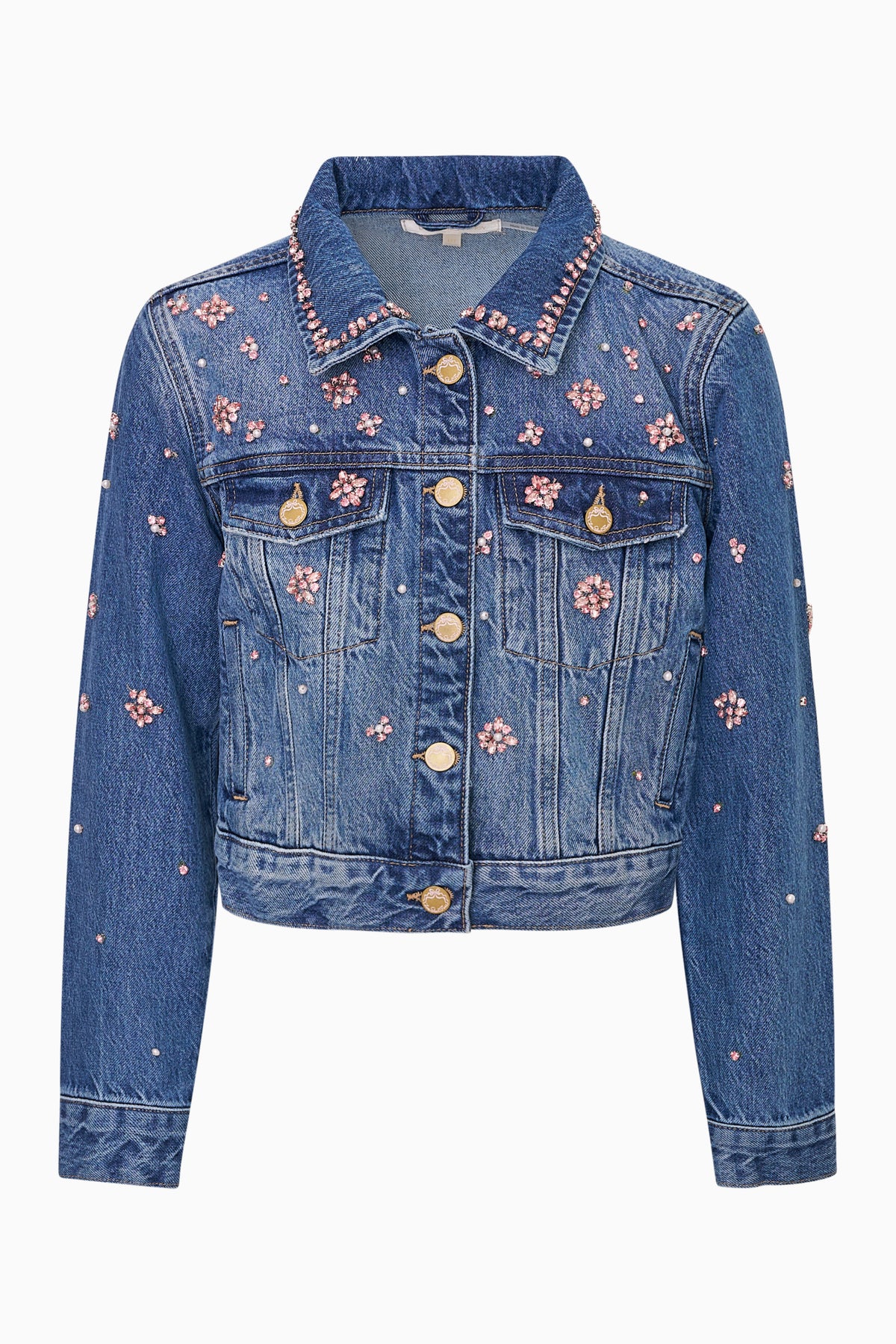 Tween Bejeweled Denim Lavina Jacket