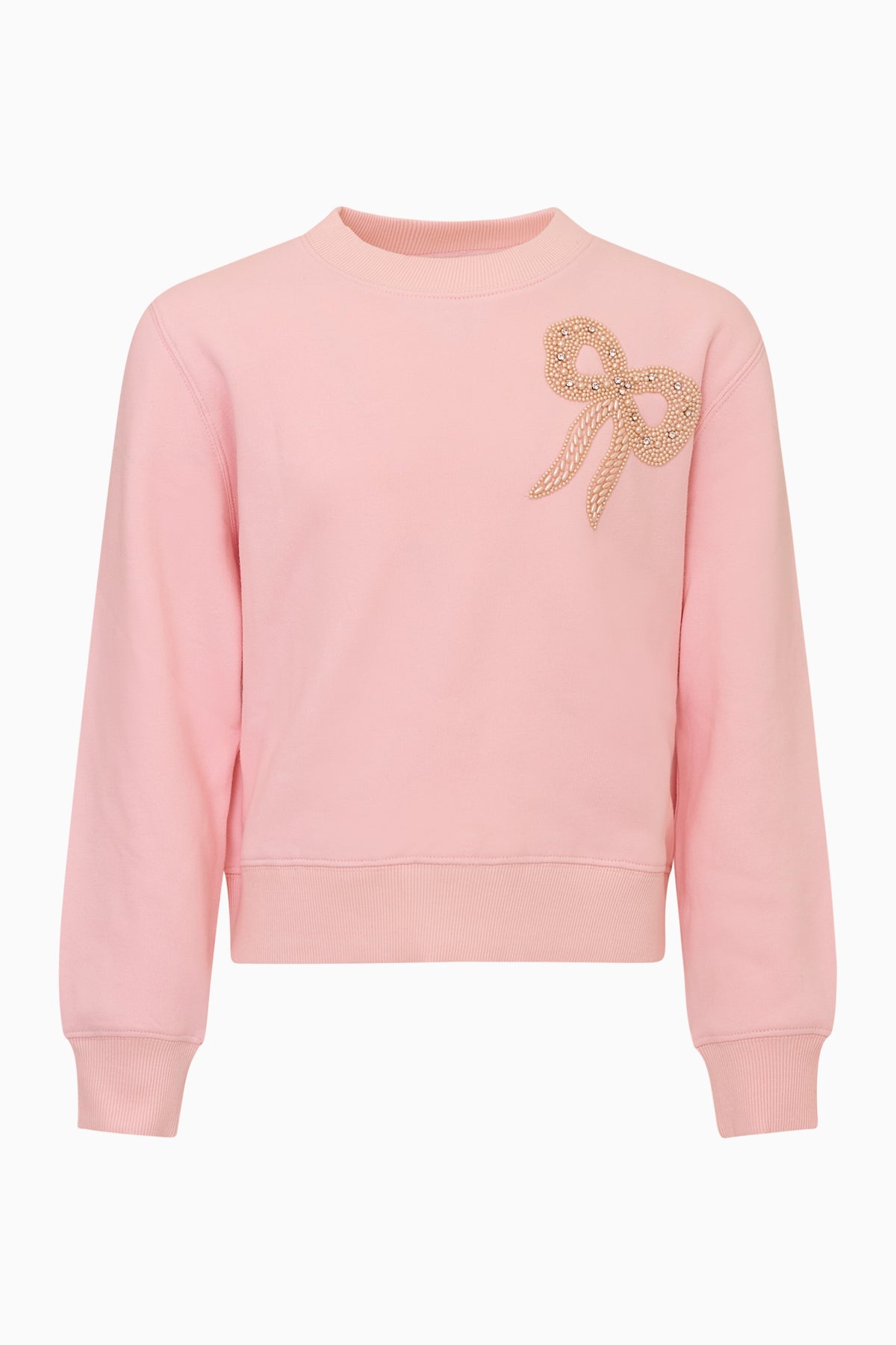 Tween Embellished Bow Lumi Pullover