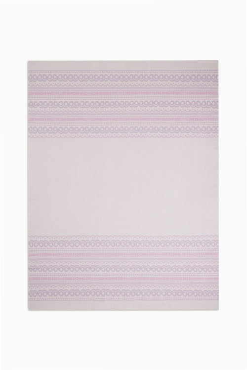 Fairisle Jacquard Knit Throw Blanket