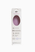 Wet Brush Original Detangler Ribbon Rosa, box back showing oval brush head