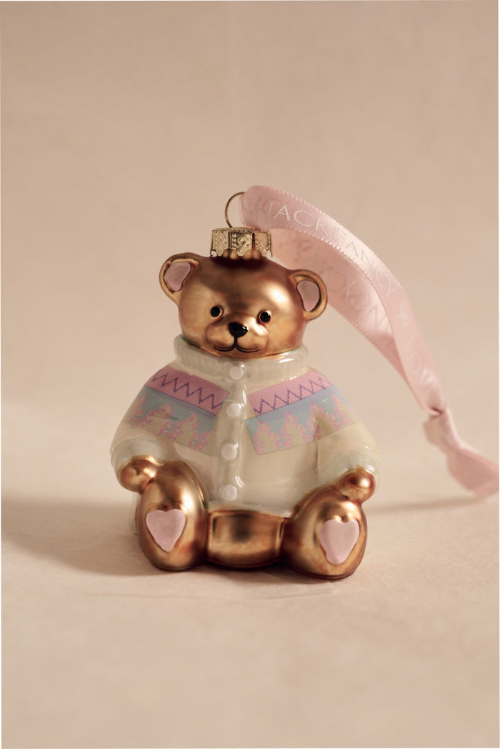 Fairisle Bear Ornament