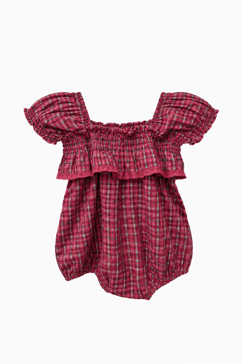 Carlita Tartan Baby Pinafore