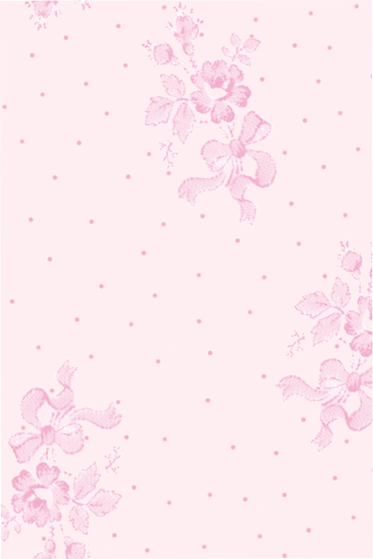 Close-up of blush pink floral print on silk-blend fabric