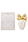 LoveShackFancy eau de parfum set: pink floral box and bottle with gold bow