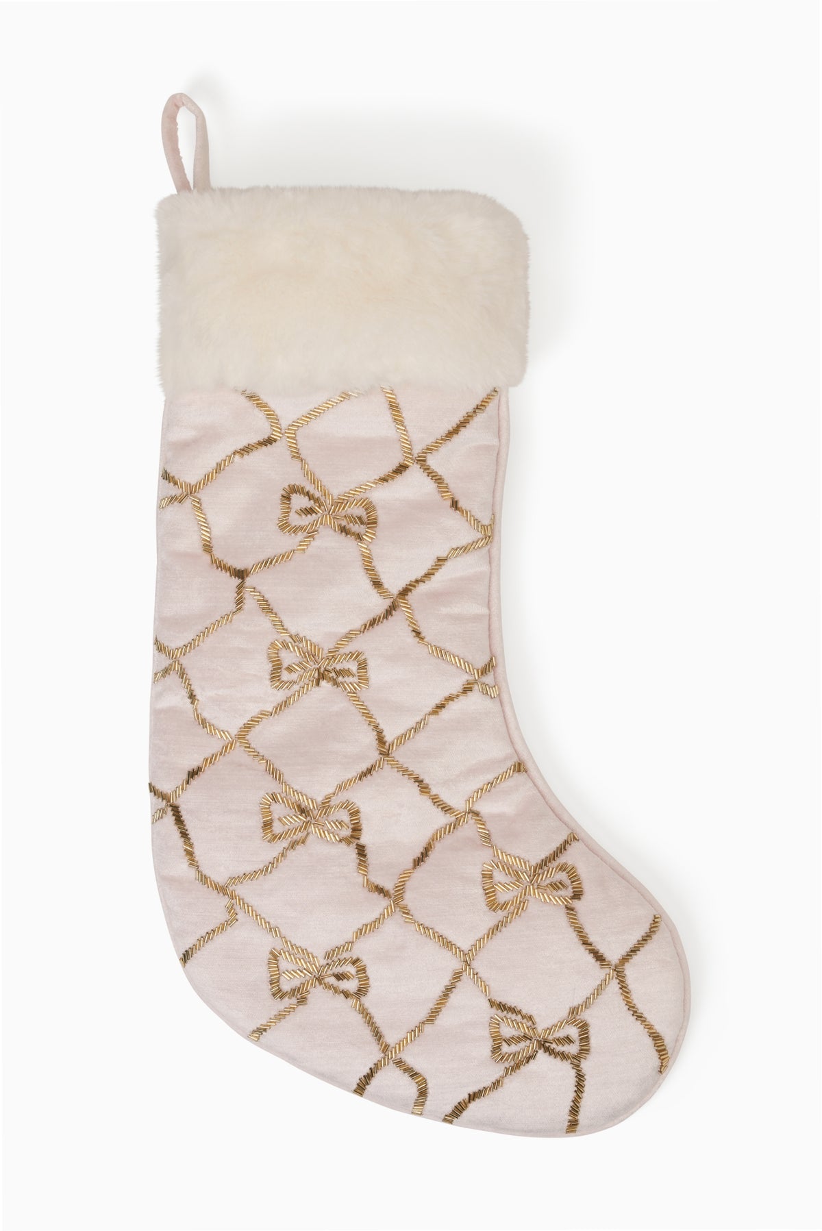 Embellished Bow Stocking