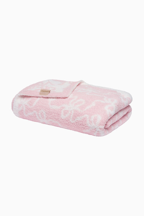 Teddy Bow Blanket